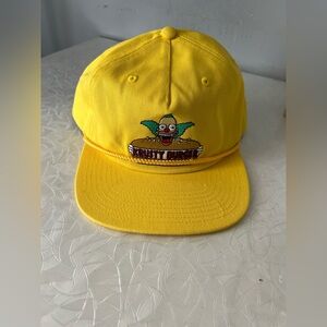 VANS The Simpsons Krusty The Clown Burger Men’s Yellow Skater Trucker Hat